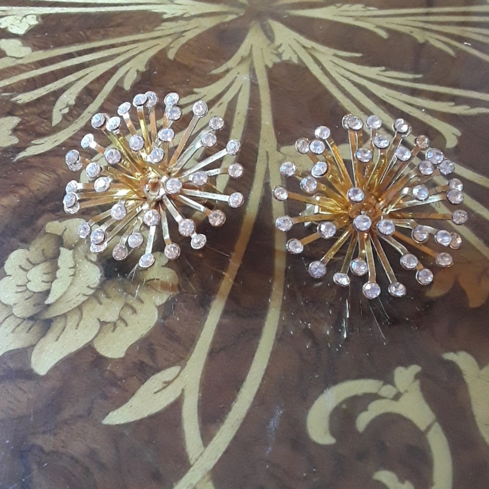 Rhinestones earing